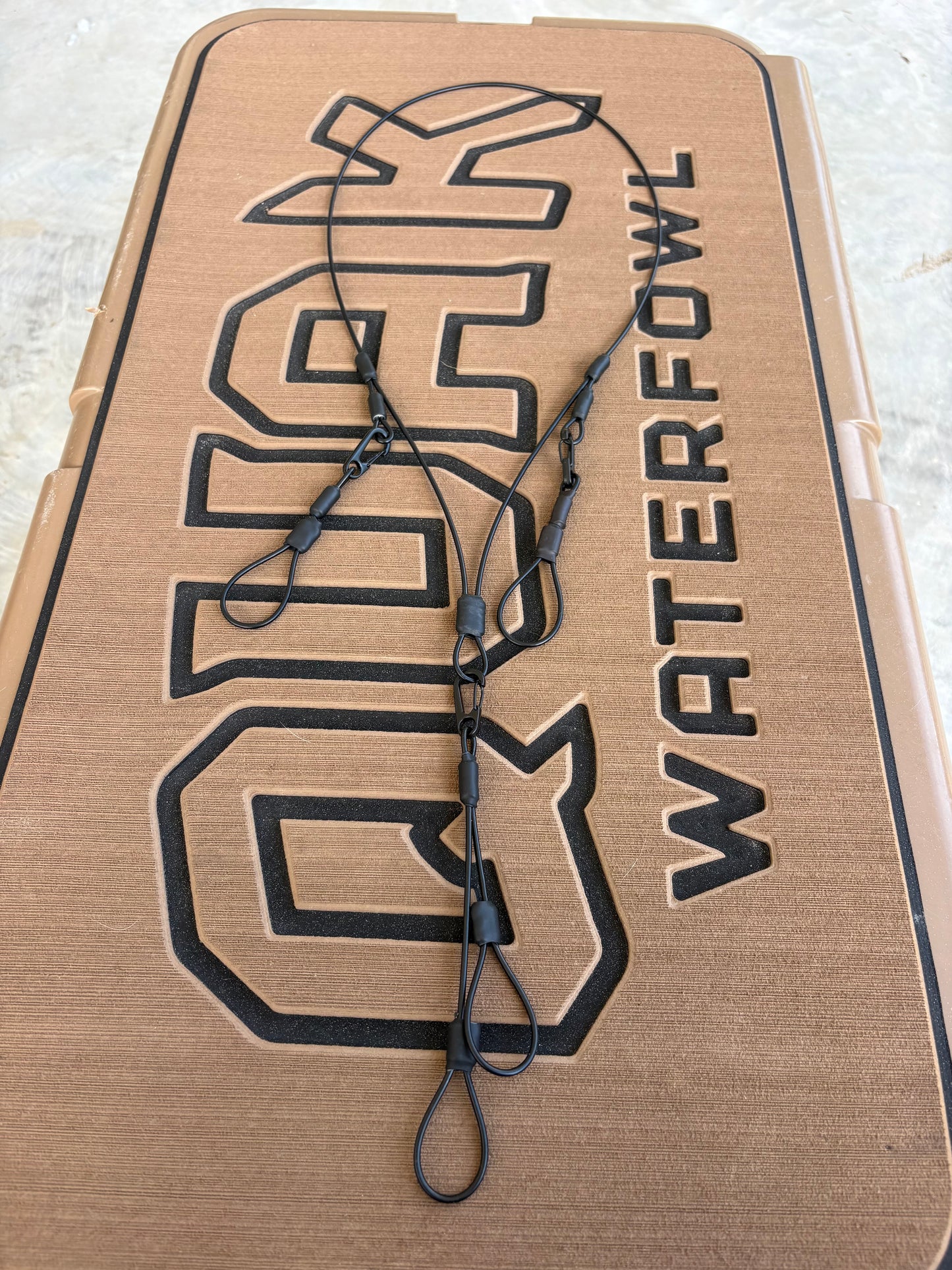 Black Call Lanyard