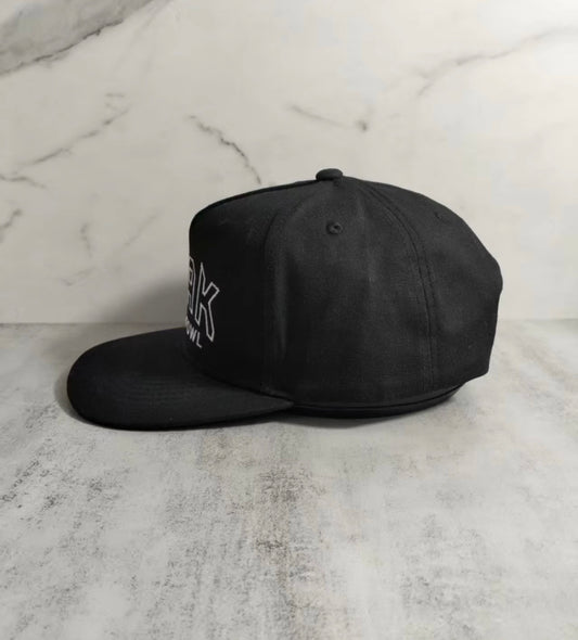Black Waxed Structured