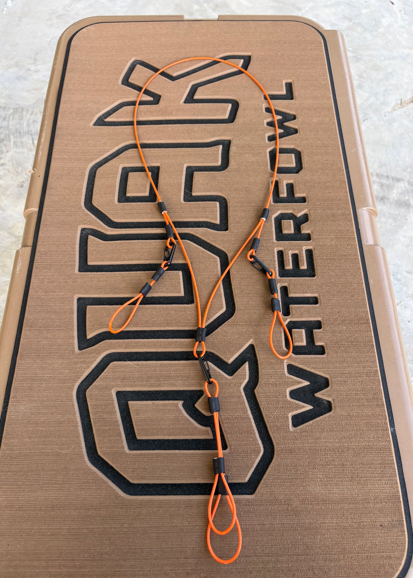 Orange Call Lanyard