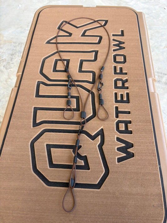 Brown Call lanyard