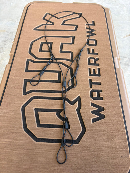 Black Call Lanyard
